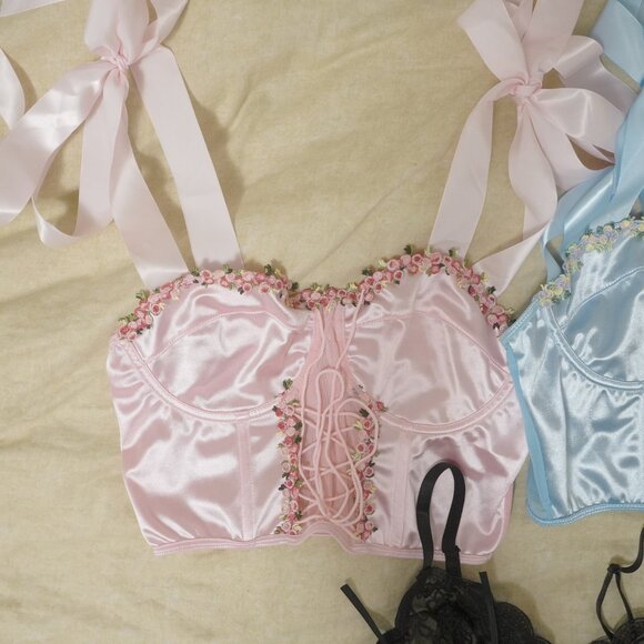 Shein and ROMWE Set Bundle of 3 Corset Bustier Tops - Picture 2 of 6